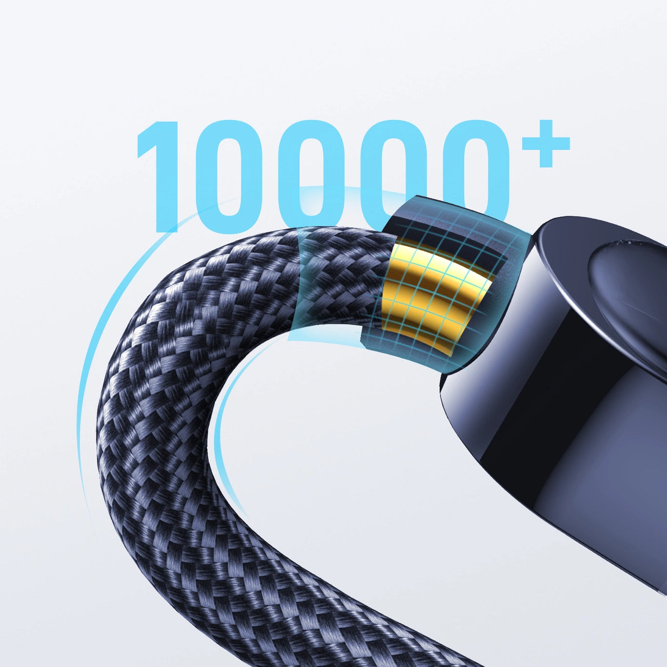 Cablu Date si Incarcare USB-C - USB-C Joyroom A4 Display, 100W, 1.2m, Albastru