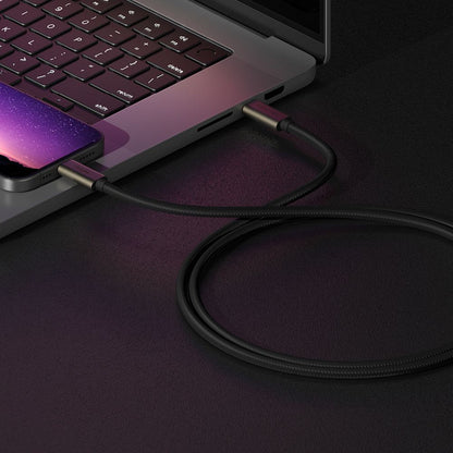 Cablu Date si Incarcare USB-C - USB-C Ringke 2X2, 240W, 1m, Negru