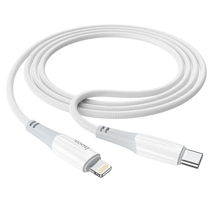 Cablu Date si Incarcare USB-C - Lightning HOCO X70, 20W, 1m, Alb