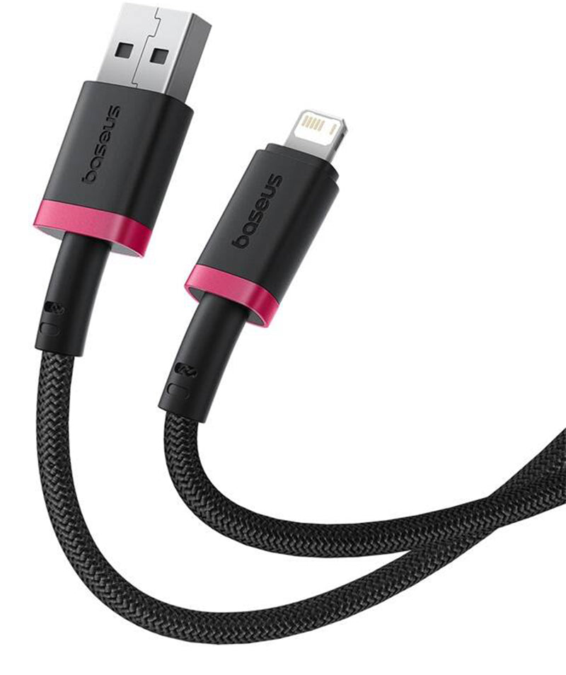 Cablu Date si Incarcare USB-A - Lightning Baseus Dura Series, 18W, 1m, Rosu P10377801U01-01