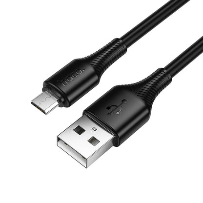 Cablu Date si Incarcare USB-A - microUSB HOCO X120, 18W, 1m, Negru