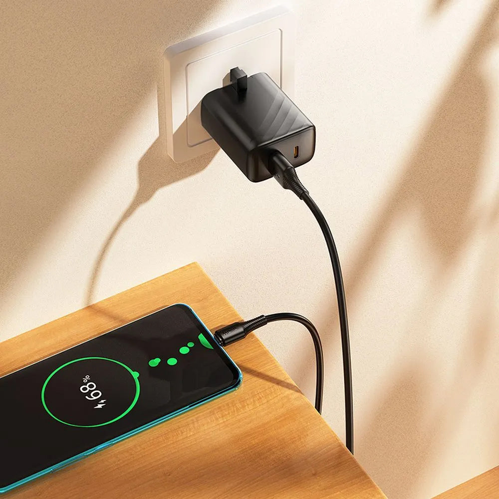 Cablu Date si Incarcare USB-A - USB-C HOCO X120, 60W, 1m, Negru