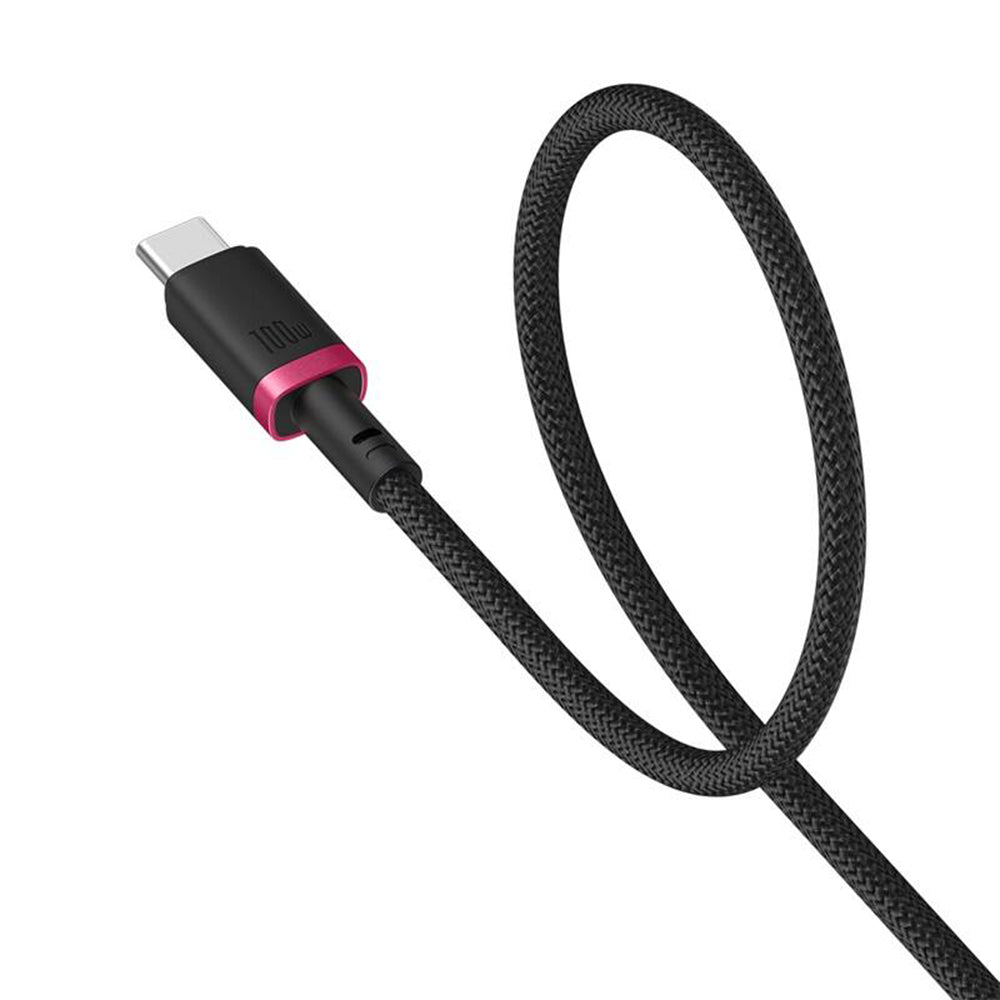 Cablu Date si Incarcare USB-C - USB-C Baseus Dura Series, 100W, 2m, Rosu P10377803U01-02