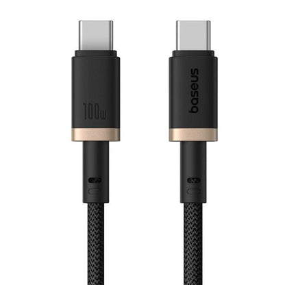 Cablu Date si Incarcare USB-C - USB-C Baseus Dura Series, 100W, 1m, Auriu P10377803U01-00