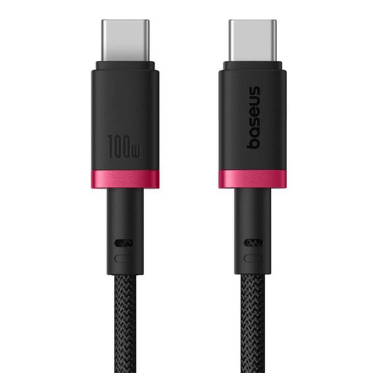 Cablu Date si Incarcare USB-C - USB-C Baseus Dura Series, 100W, 1m, Rosu P10377803U01-01