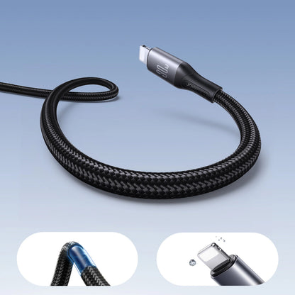 Cablu Date si Incarcare USB-C - Lightning Joyroom S-A28 Flash, 30W, 1m, Negru