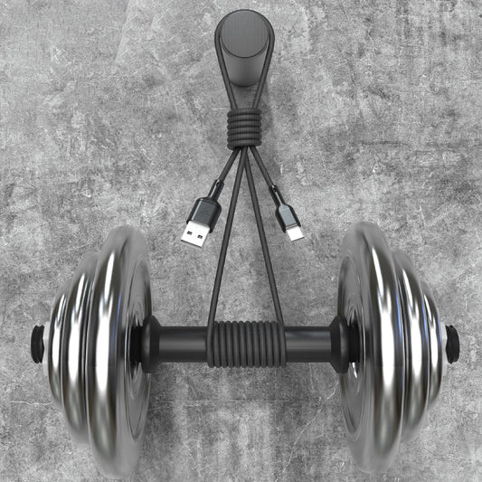 Cablu Date si Incarcare USB-A - USB-C Dudao L9T, 100W, 1m, Negru