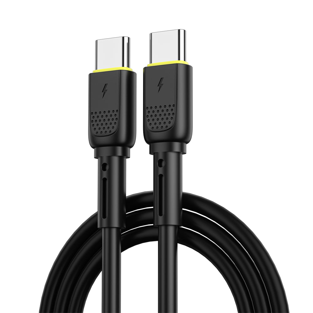 Cablu Date si Incarcare USB-C - USB-C WiWu Wi-C034, 60W, 1.2m, Negru