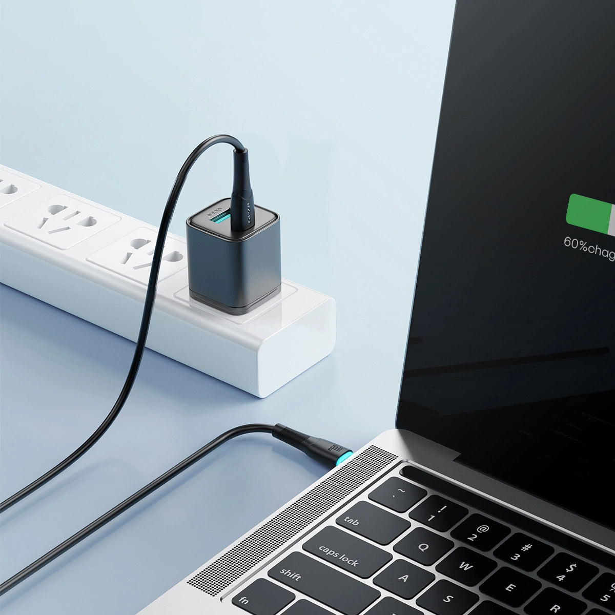 Cablu Date si Incarcare USB-C - USB-C Joyroom S-A32, 60W, 1m, Negru