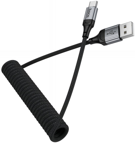 Cablu Date si Incarcare USB-A - USB-C HOCO X121, 18W, 1.5m, Negru