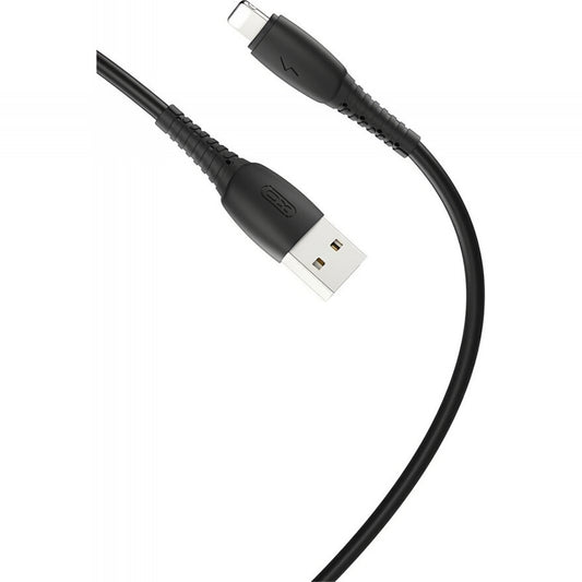 Cablu Date si Incarcare USB-A - Lightning XO Design NB-P163, 18W, 1m, Negru