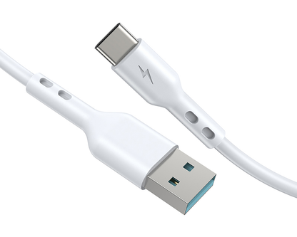 Cablu Date si Incarcare USB-A - USB-C BWOO X172C, 60W, 1m, Alb