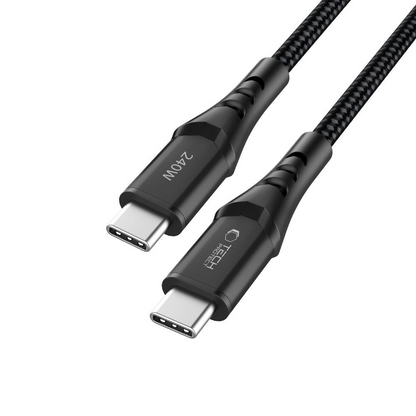 Cablu Date si Incarcare USB-C - USB-C Tech-Protect UB11T Ultraboost, 240W, 2m, Negru
