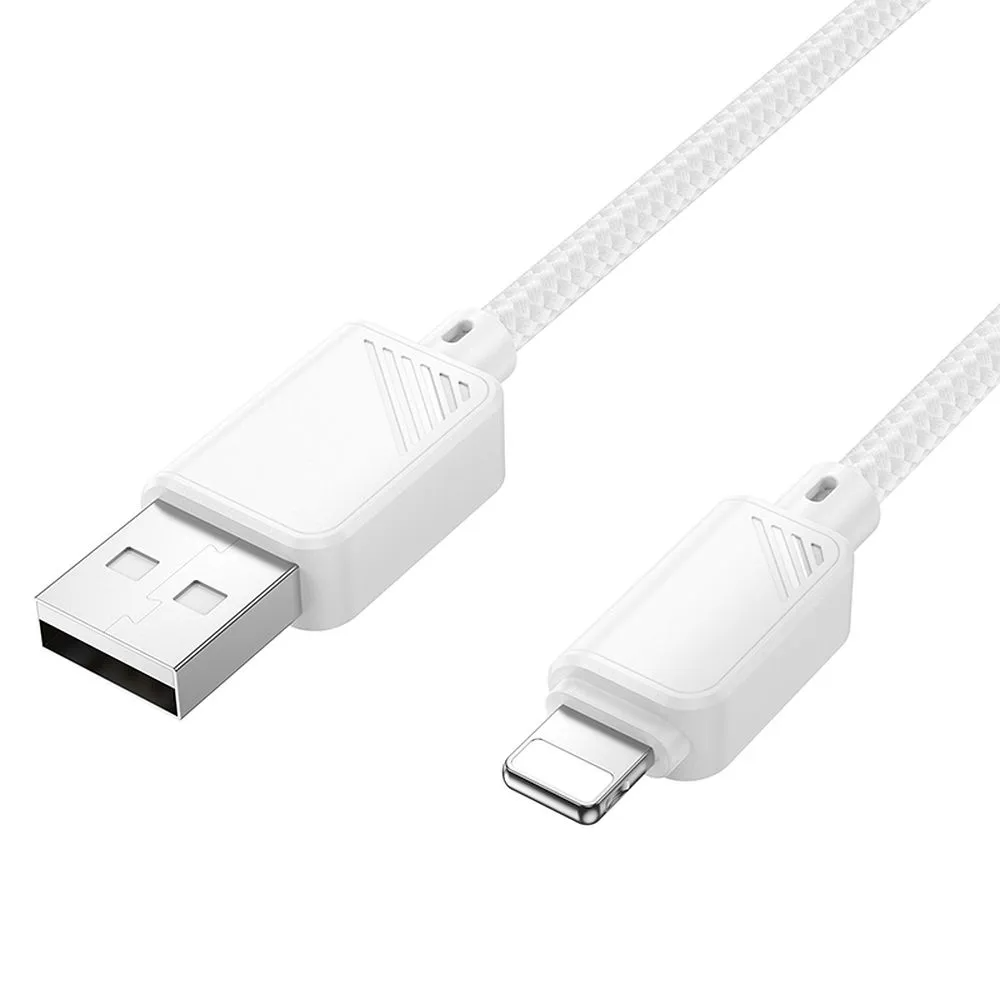 Cablu Date si Incarcare USB-A - Lightning HOCO X113, 18W, 1m, Alb