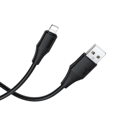 Cablu Date si Incarcare USB-A - Lightning HOCO X124, 18W, 1m, Negru