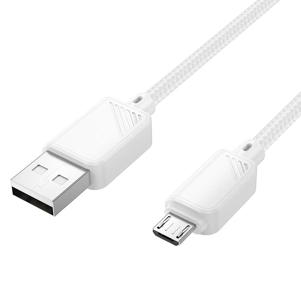 Cablu Date si Incarcare USB-A - microUSB HOCO X113, 18W, 1m, Alb