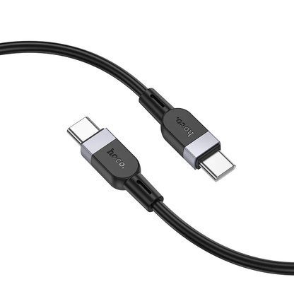 Cablu Date si Incarcare USB-C - USB-C HOCO X109, 60W, 2m, Negru