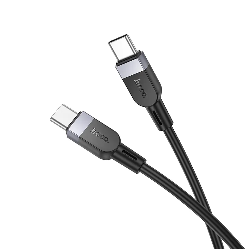 Cablu Date si Incarcare USB-C - USB-C HOCO X109, 60W, 3m, Negru