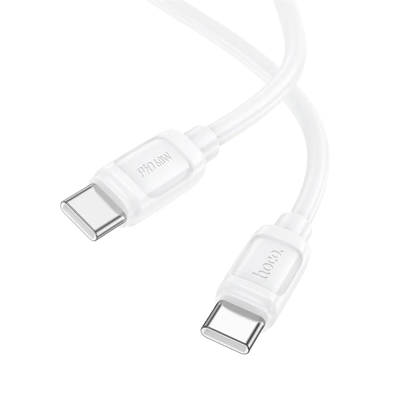 Cablu Date si Incarcare USB-C - USB-C HOCO X115, 240W, 1m, Alb