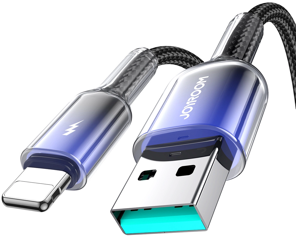 Cablu Date si Incarcare USB-A - Lightning Joyroom S-A42, 18W, 1.2m, Negru