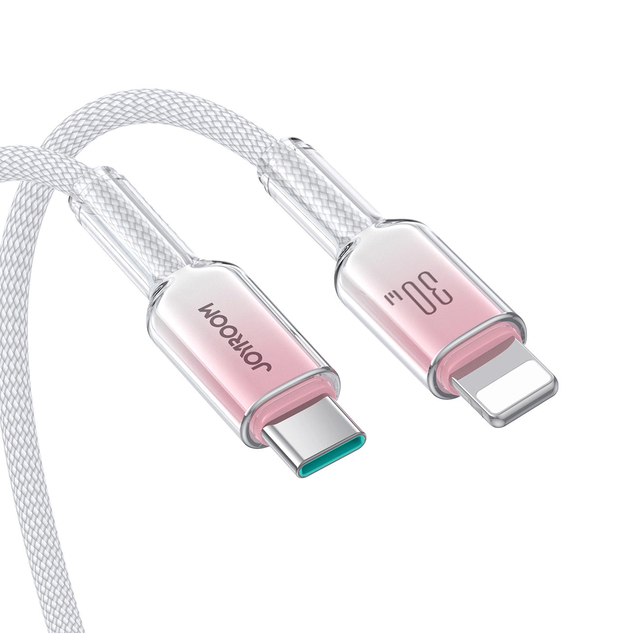 Cablu Date si Incarcare USB-C - Lightning Joyroom S-A42, 30W, 1.2m, Alb