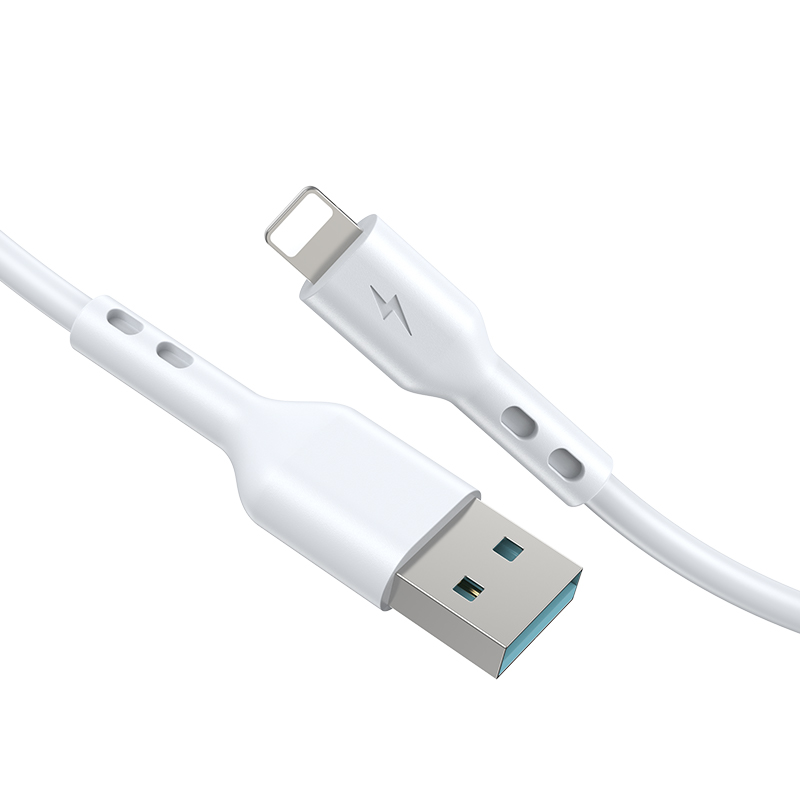 Cablu Date si Incarcare USB-A - Lightning BWOO BO-X172L-2M, 15W, 2m, Alb