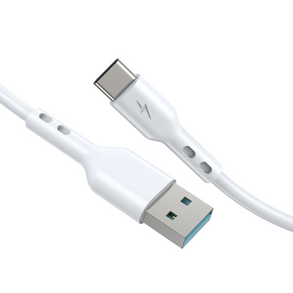 Cablu Date si Incarcare USB-A - USB-C BWOO BO-X172C-2M, 15W, 2m, Alb