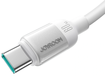 Cablu Date si Incarcare USB-C - USB-C Joyroom S-A62 Lively, 60W, 1.2m, Alb