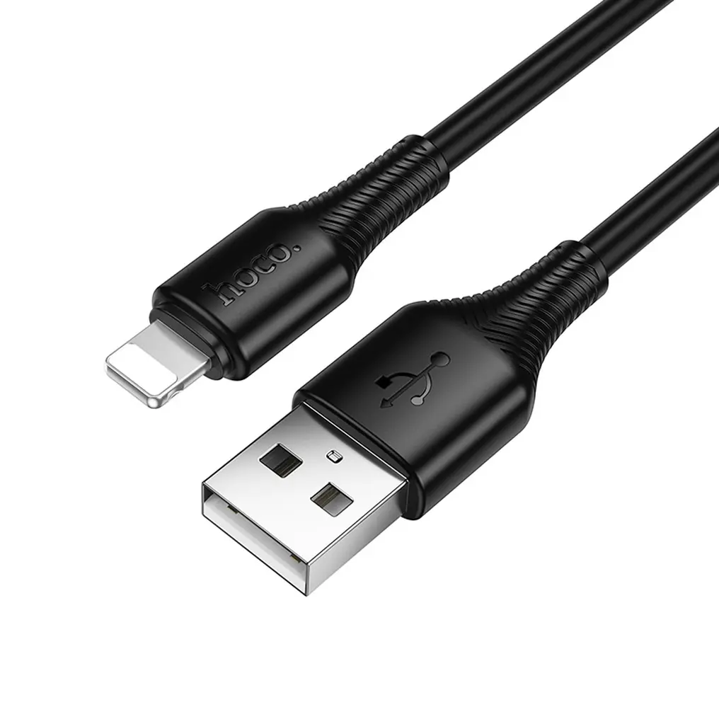 Cablu Date si Incarcare USB-A - Lightning HOCO X120, 18W, 1m, Negru