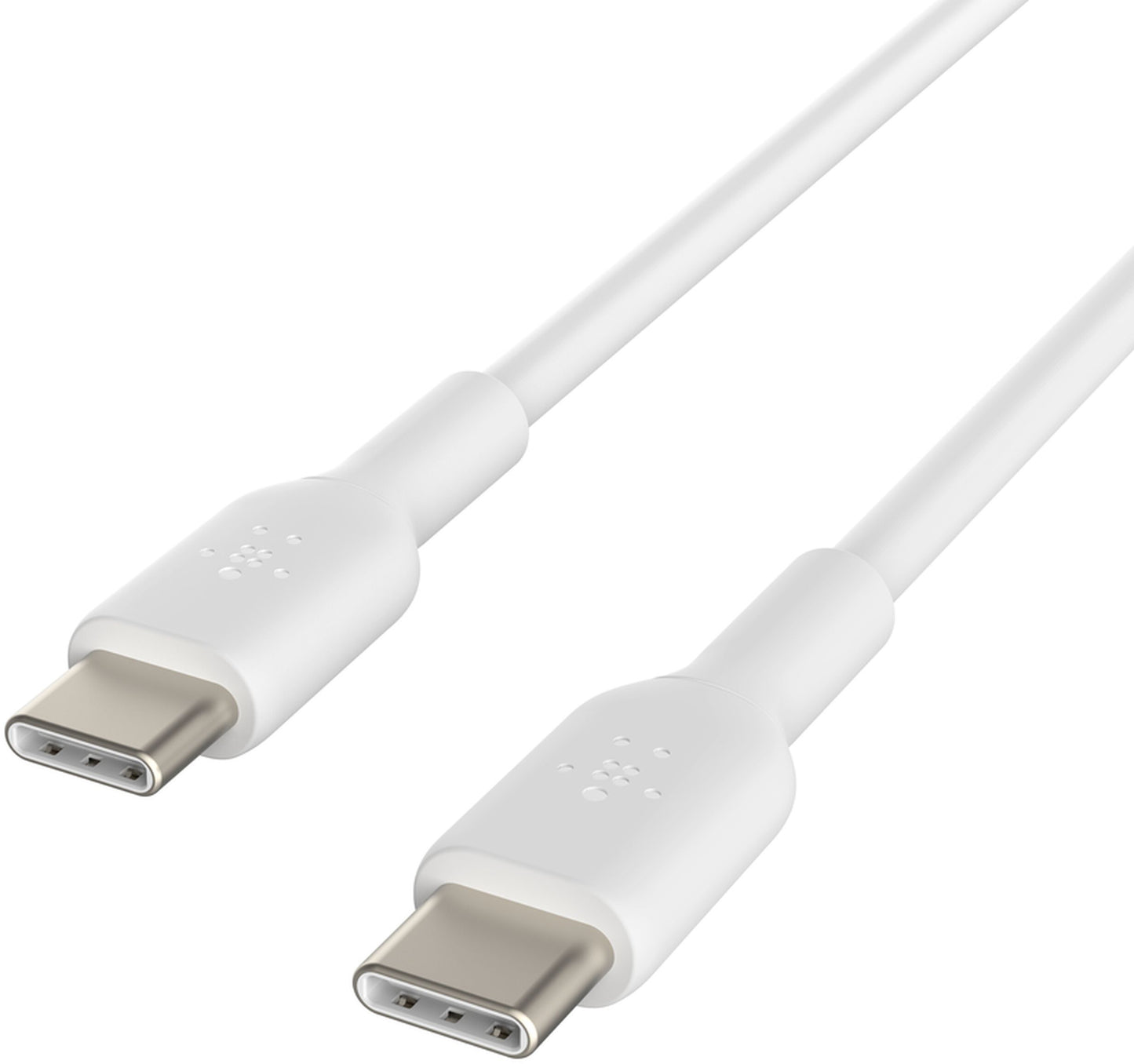 Cablu Date si Incarcare USB-C - USB-C Belkin BoostCharge, 60W, 2m, Alb CAB003bt2MWH