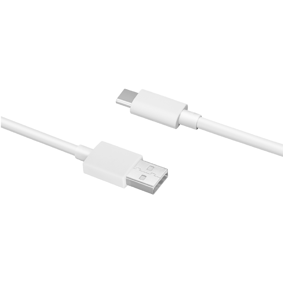 Cablu Date si Incarcare USB-A - USB-C Oppo DL129, 1m, Alb 611602000006