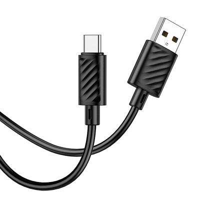 Cablu Date si Incarcare USB-A - USB-C HOCO X88, 18W, 2m, Negru