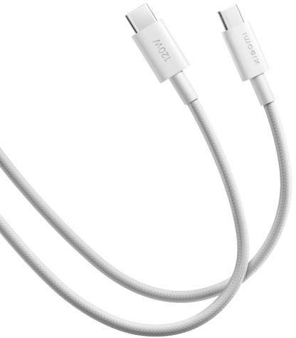Cablu Date si Incarcare USB-C - USB-C Xiaomi, 120W, 2m, Alb BHR087AGL