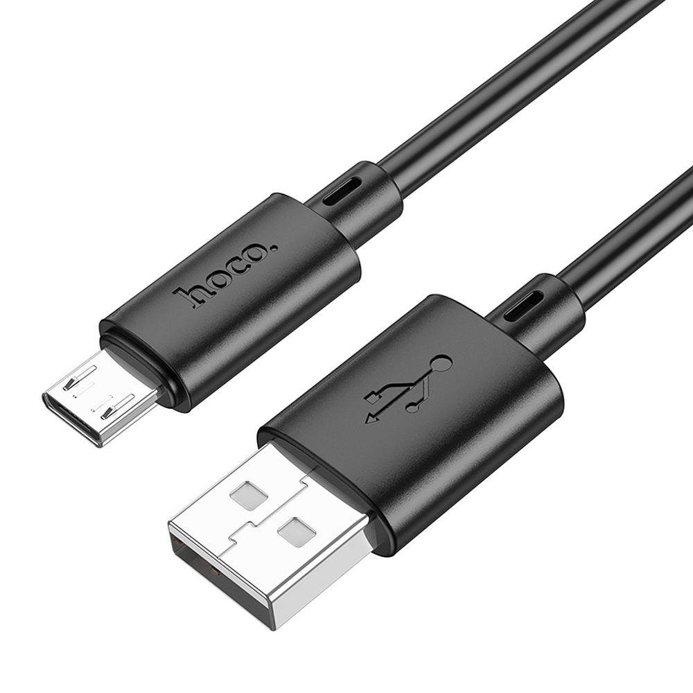 Cablu Date si Incarcare USB-A - microUSB HOCO X88, 18W, 1m, Negru