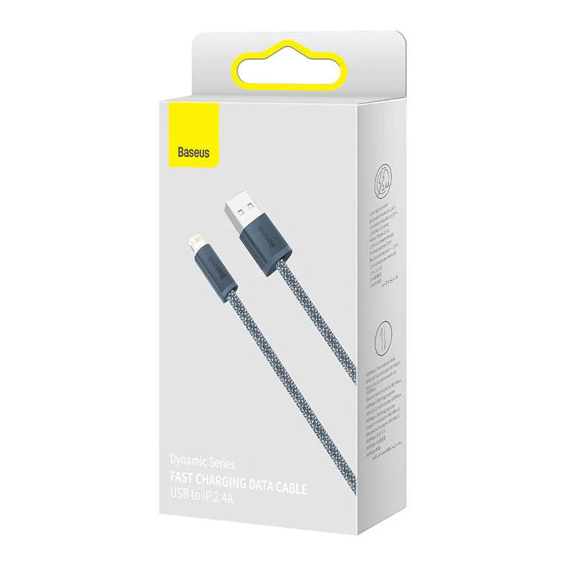 Cablu Date si Incarcare USB-A - Lightning Baseus Dynamic Series, 18W, 1m, Gri