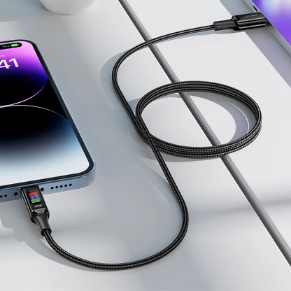 Cablu Date si Incarcare USB-C - USB-C Acefast C7-03, 100W, 1.2m, Negru