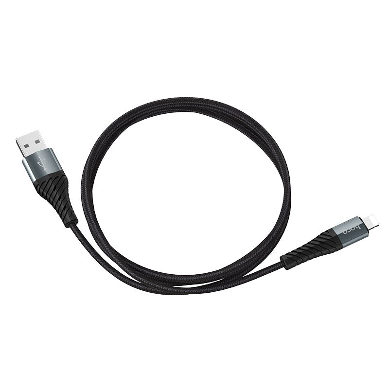 Cablu Date si Incarcare USB-A - Lightning HOCO X38 Cool, 18W, 1m, Negru