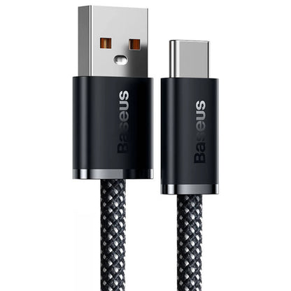 Cablu Date si Incarcare USB-A - USB-C Baseus Dynamic Series, 100W, 2m, Gri CALD000716