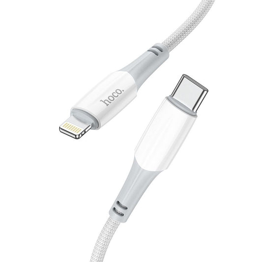 Cablu Date si Incarcare USB-C - Lightning HOCO X70, 20W, 1m, Alb