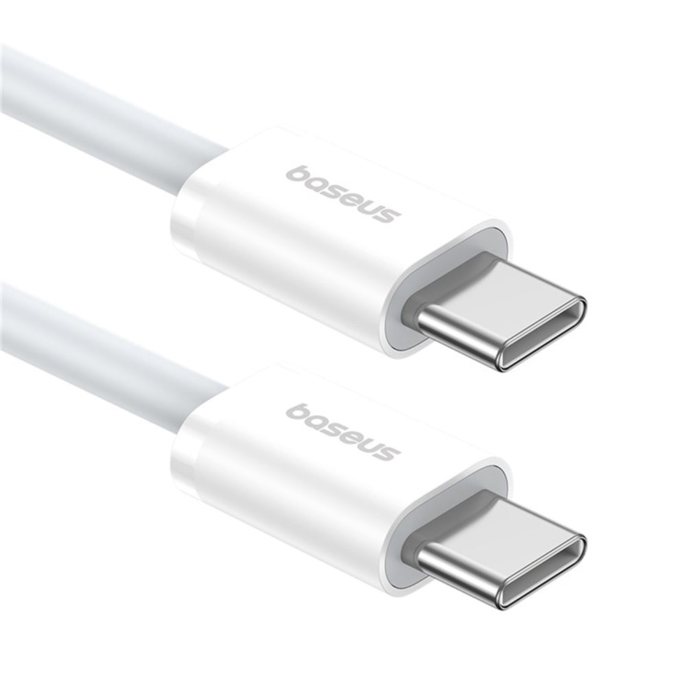 Cablu Date si Incarcare USB-C - USB-C Baseus Superior Series 2, 30W, 2m, Alb P10365200211-01
