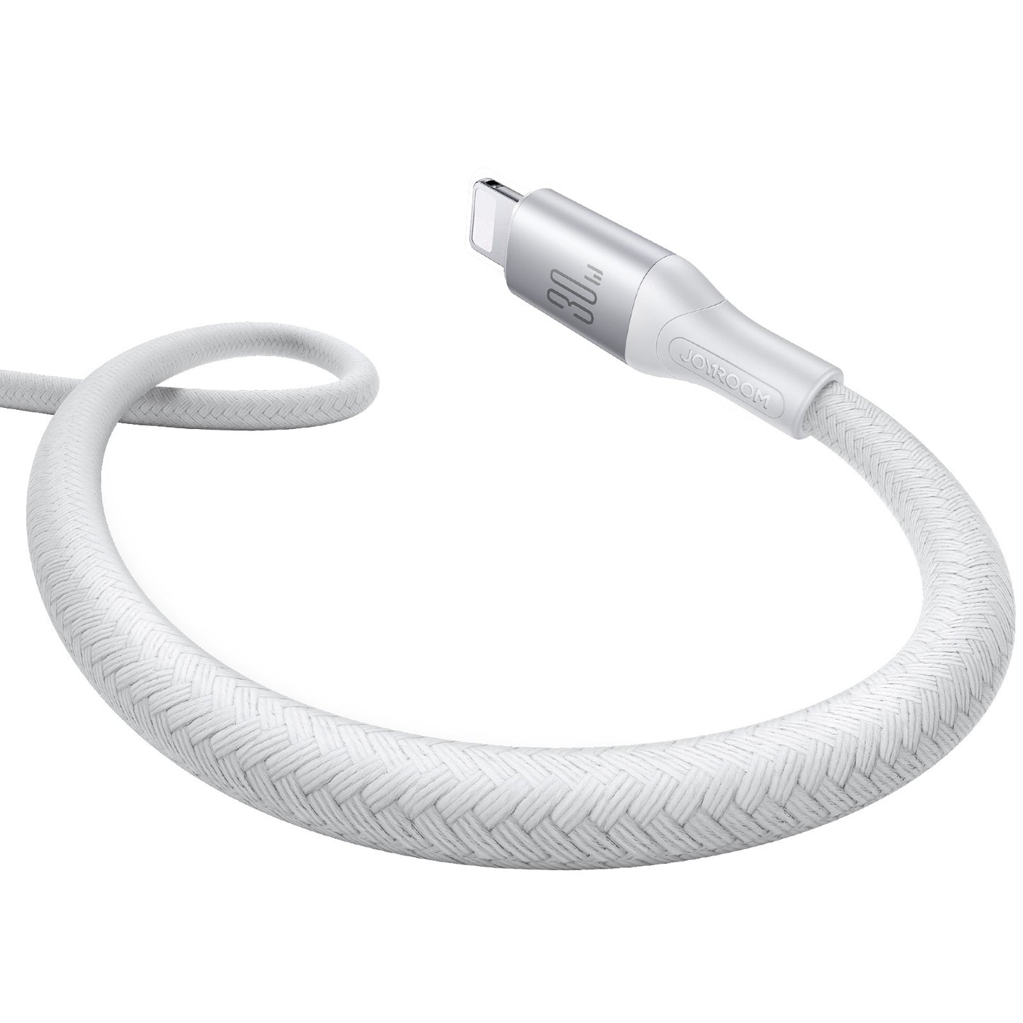 Cablu Date si Incarcare USB-C - Lightning Joyroom S-A28 Flash, 30W, 1m, Alb