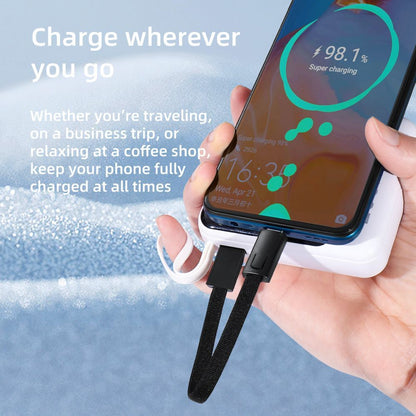 Cablu Date si Incarcare USB-C - USB-C Tech-Protect Ultraboost DNA Keychain, 60W, 0.17m, Gri