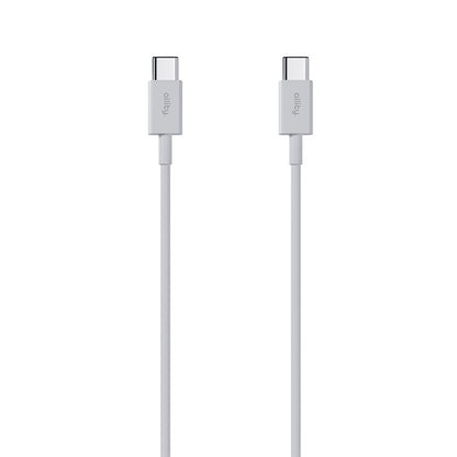 Cablu Date si Incarcare USB-C - USB-C Allity. AUC-03, 100W, 2m, Alb