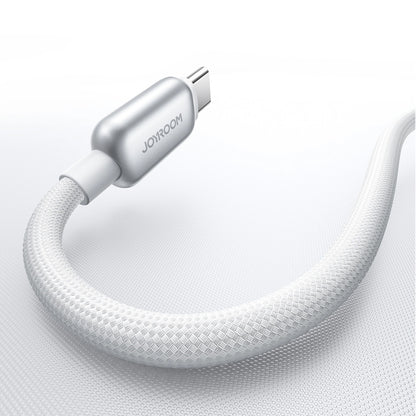 Cablu Date si Incarcare USB-C - USB-C Joyroom S-A55 StarFlight Display, 100W, 1.2m, Alb