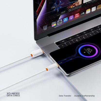 Cablu Date si Incarcare USB-A - Lightning XO Design NB302, 18W, 1m, Alb