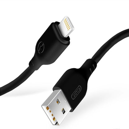 Cablu Date si Incarcare USB-A - Lightning XO Design NB103, 18W, 2m, Negru