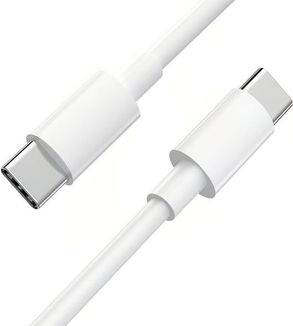 Cablu Date si Incarcare USB-C - USB-C Google, 30W, 1m, Alb GA00735
