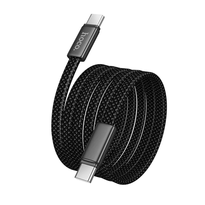 Cablu Date si Incarcare USB-C - USB-C HOCO X125, 60W, 1m, Negru