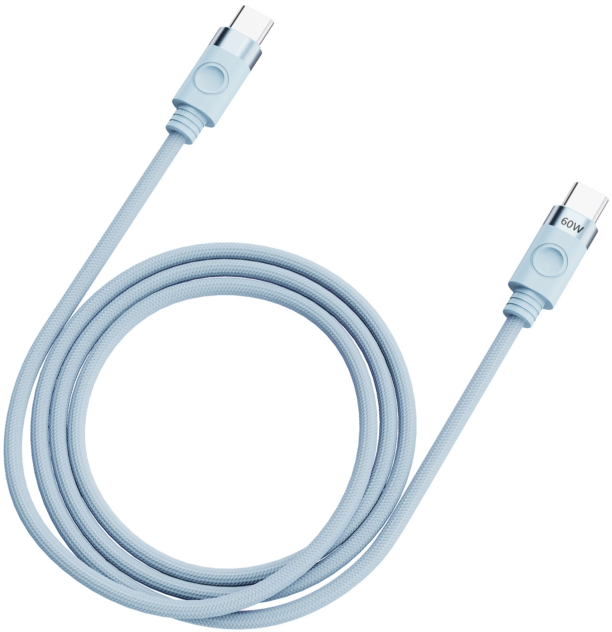 Cablu Date si Incarcare USB-C - USB-C Orico CDX, 60W, 1m, Albastru