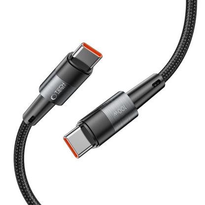 Cablu Date si Incarcare USB-C - USB-C Tech-Protect Ultraboost, 100W, 3m, Gri